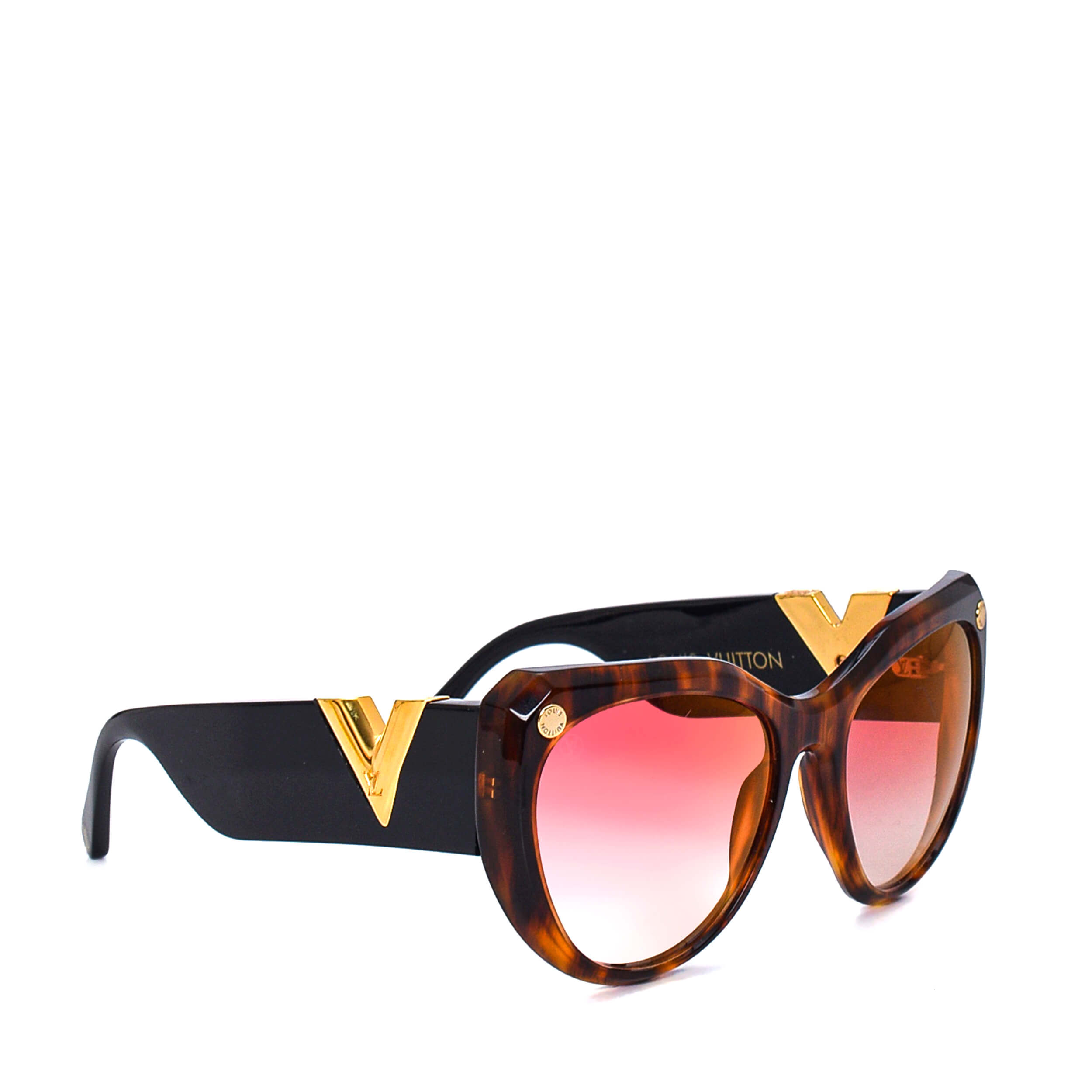 Louis Vuitton -  Brown Bone Sunglasses